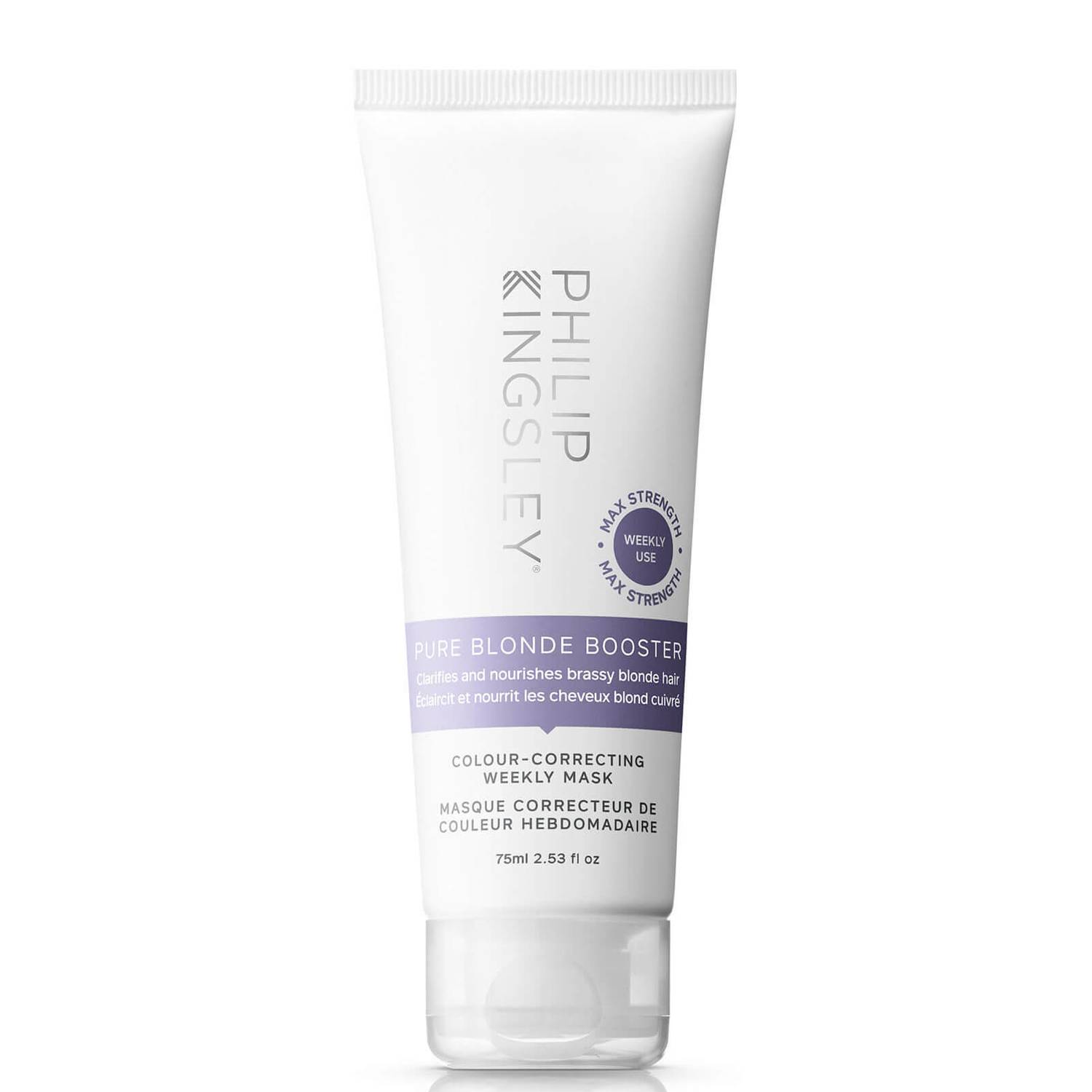 philip kingsley, pure blonde booster, hair treatment cream mask, moisturizing & clarifying, weekly, 75 ml philip kingsley, pure blonde booster, hair treatment cream mask, moisturizing & clarifying, weekly, 75 ml