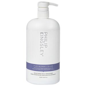philip kingsley, pure blonde/silver brightening, hair conditioner, for colour protection, 1000 ml
