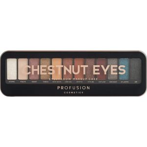 profusion, chestnut eyes, eyeshadow palette, 12 shades, 25 g