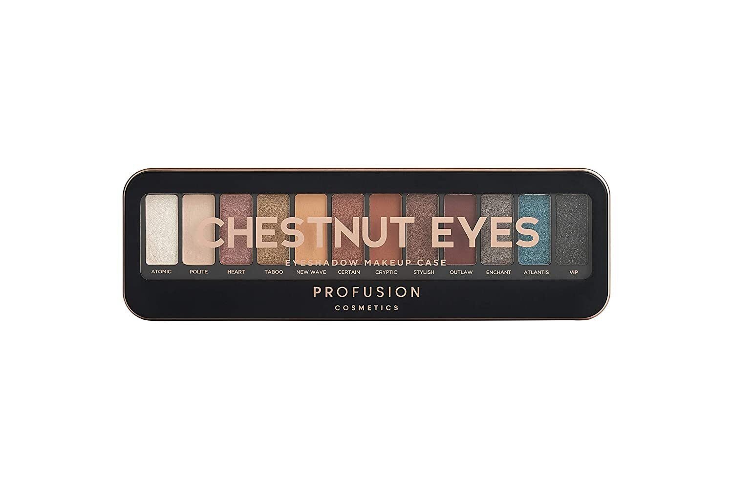 profusion, chestnut eyes, eyeshadow palette, 12 shades, 25 g profusion, chestnut eyes, eyeshadow palette, 12 shades, 25 g