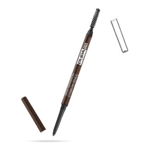 pupa, pupa, definer, high definition, eyebrow cream pencil & brush 2 in 1, 001, 0.9 g