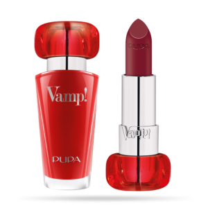 pupa, vamp!, paraben free, volume, cream lipstick, 300, scarlet bordeaux, 3.5 g