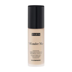 pupa, wonder me, paraben free, waterproof, liquid foundation, 009, alabaster neutral, 30 ml