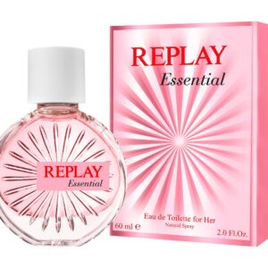 replay, essential, eau de toilette, for women, 60 ml