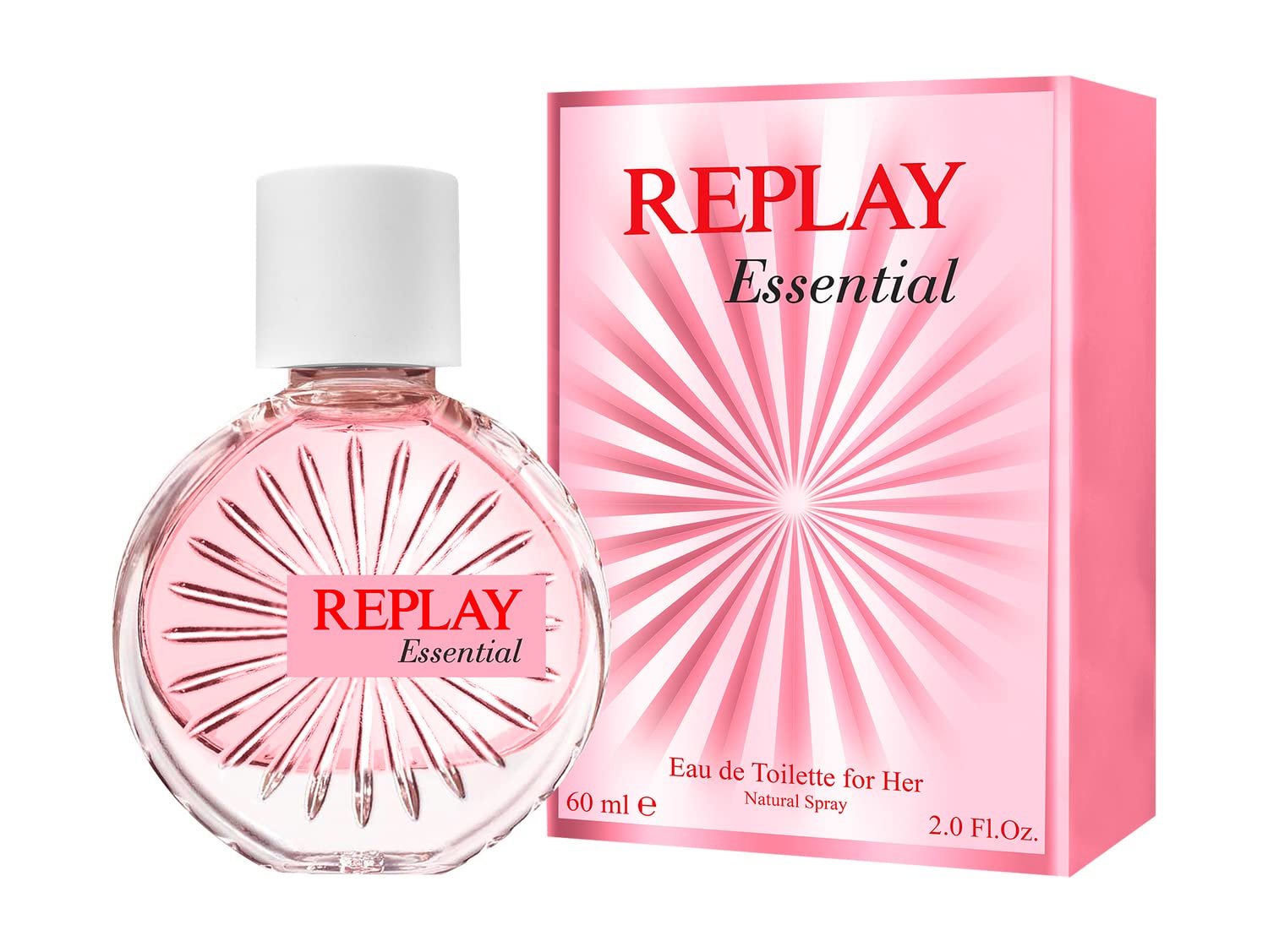 replay, essential, eau de toilette, for women, 60 ml replay, essential, eau de toilette, for women, 60 ml