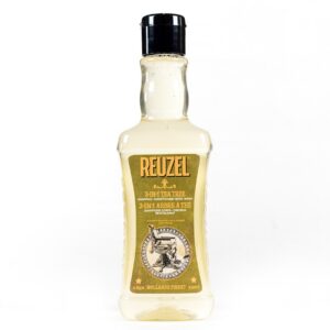 reuzel, reuzel, tea tree oil, hair shampoo, conditioner & shower gel 3 in 1, moisturizing, 350 ml