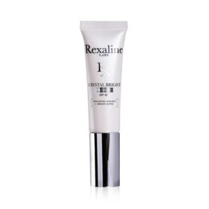 rexaline, crystal bright, hyaluronic acid + 3 bright active, illuminating, cream primer, 30 ml