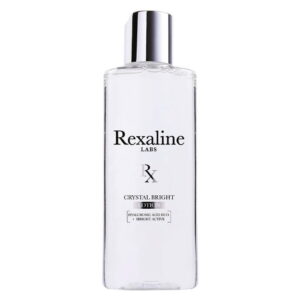 rexaline, crystal bright, hyaluronic acid + 3 bright active, illuminating, exfoliating lotion, 150 ml