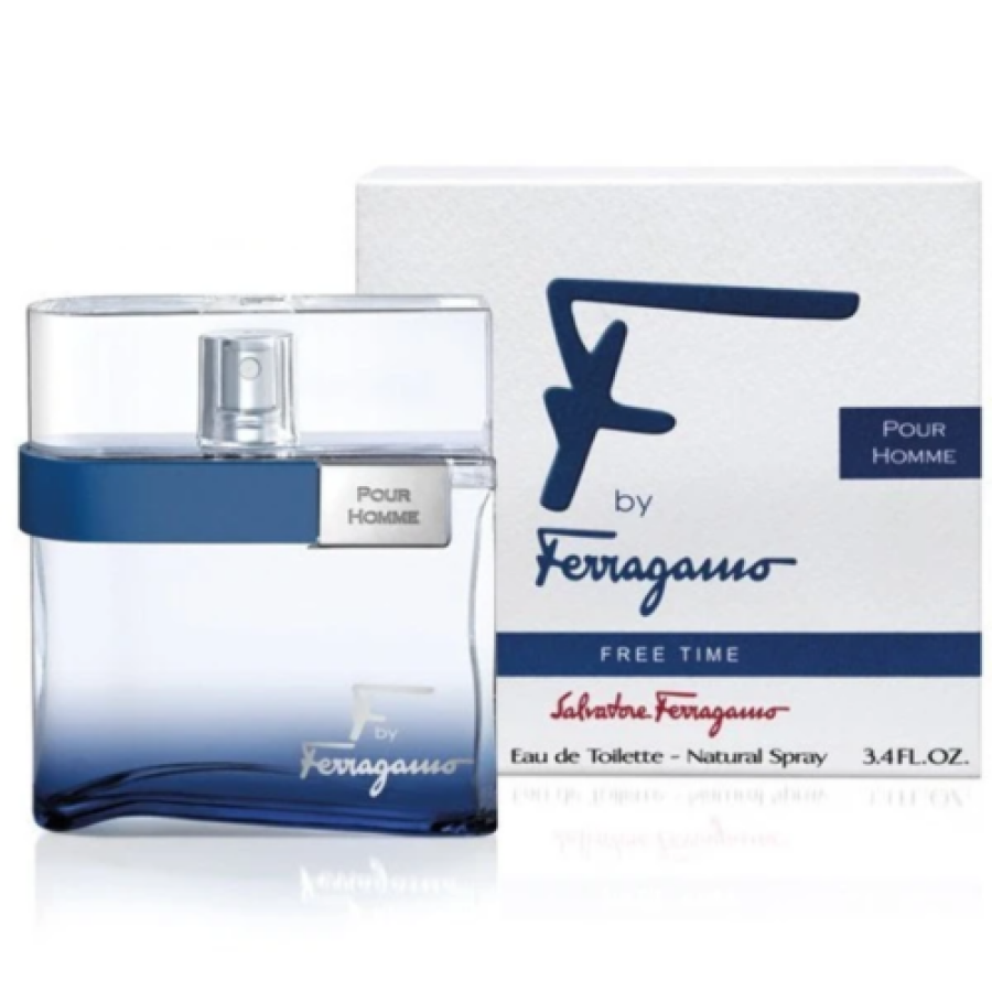 salvatore ferragamo, f by ferragamo free time, eau de toilette, for men, 100 ml salvatore ferragamo, f by ferragamo free time, eau de toilette, for men, 100 ml