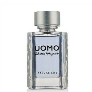 salvatore ferragamo, uomo casual life, eau de toilette, for men, 50 ml