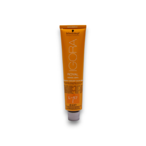 schwarzkopf professional, igora royal, permanent hair dye, l 57 golden copper, 60 ml