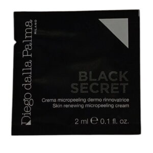 set, diego dalla palma, black secret, peeling, cream, for face, 8 pcs, 2 ml *sample