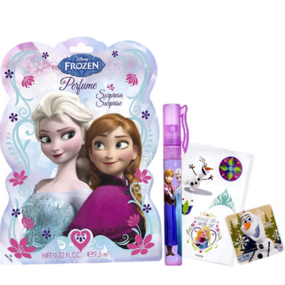 set disney: frozen, body stickers, all over the body + frozen, cardboard bookmark + frozen, eau de toilette, for girls, 9.5 ml set disney: frozen, body stickers, all over the body + frozen, cardboard bookmark + frozen, eau de toilette, for girls, 9.5 ml
