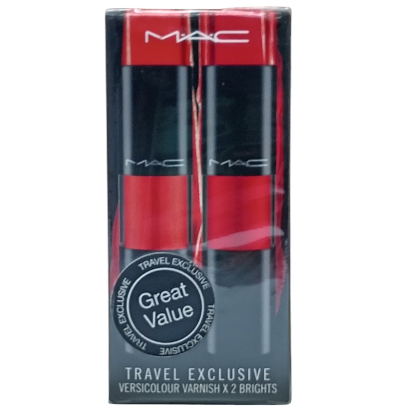set duo, mac, versicolour varnish, shining, lip gloss, bright, 2 pcs, 8.5 ml set duo, mac, versicolour varnish, shining, lip gloss, bright, 2 pcs, 8.5 ml