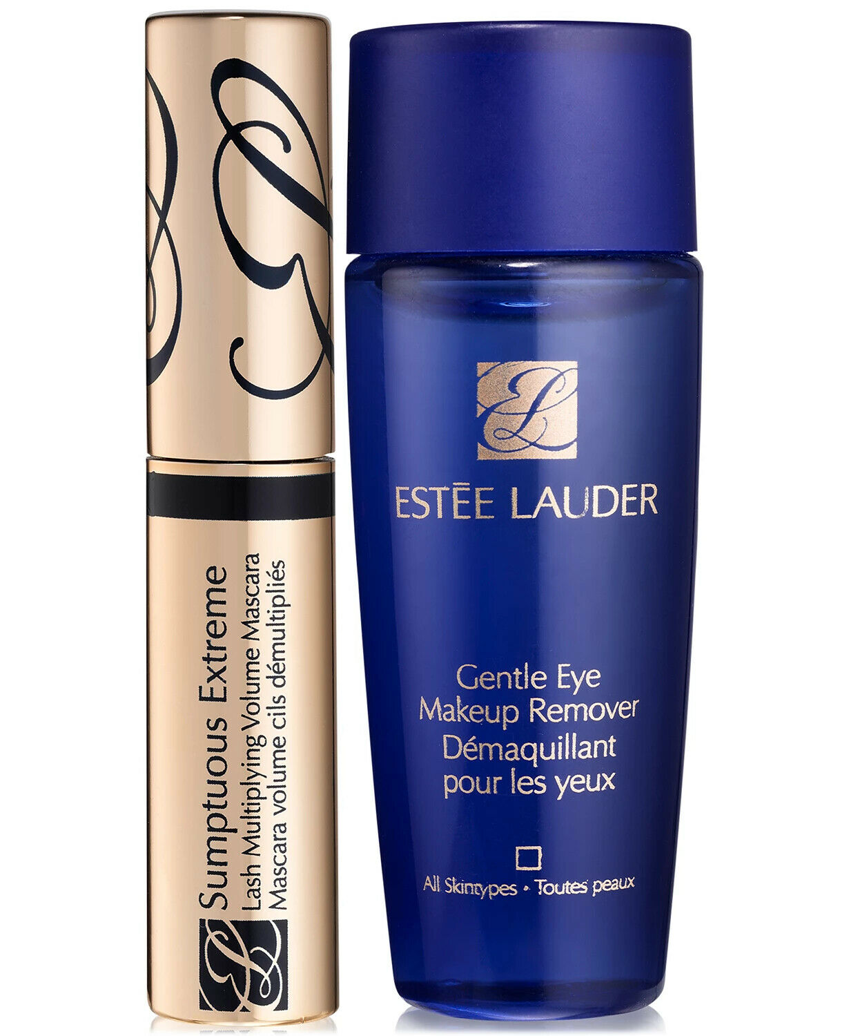 extreme lashes set estee lauder: gentle eye, makeup remover lotion, 30 ml + sumptuous extreme, waterproof, volumizing, mascara, black, 2.8 ml extreme lashes set estee lauder: gentle eye, makeup remover lotion, 30 ml + sumptuous extreme, waterproof, volumizing, mascara, black, 2.8 ml