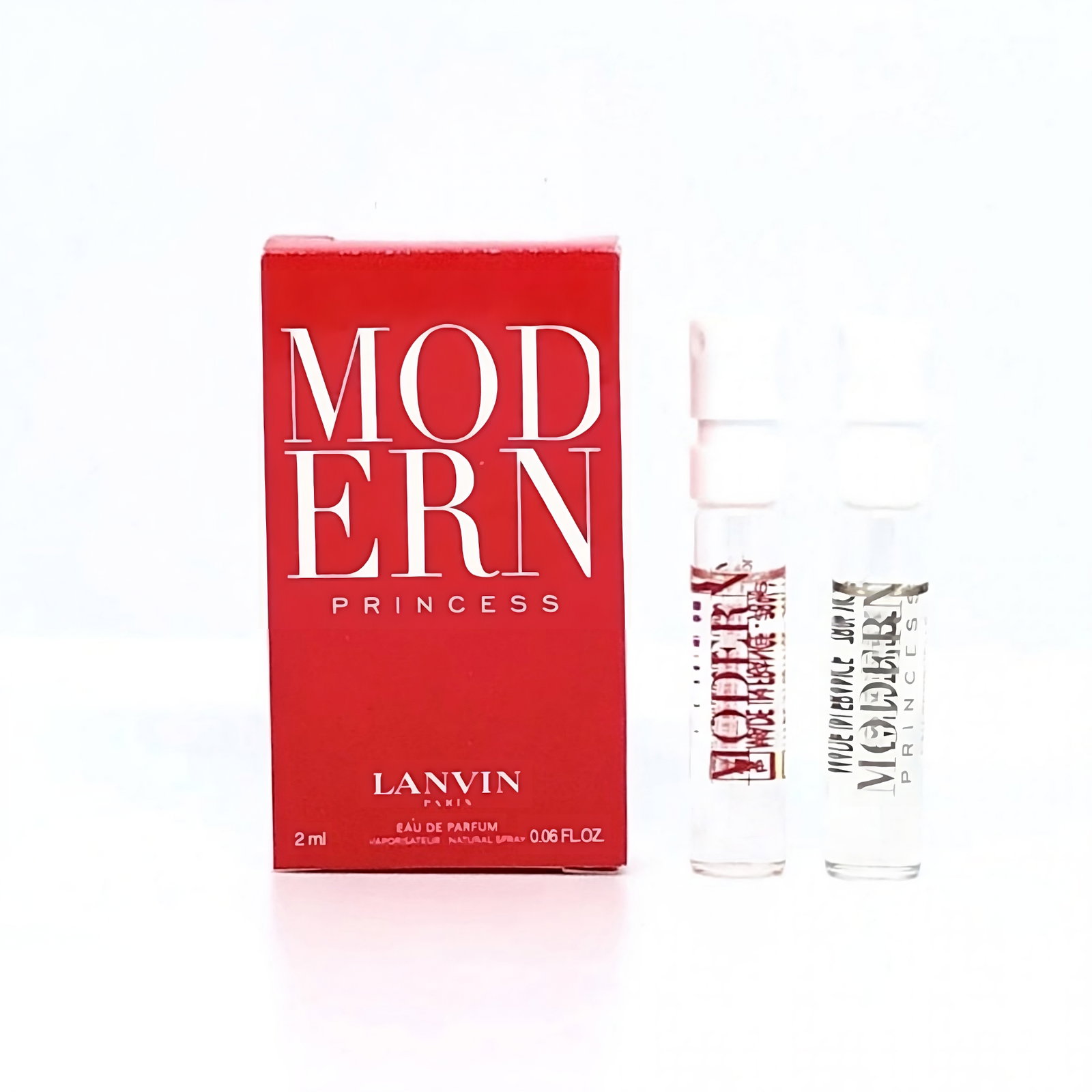 set lanvin: modern princess eau sensuelle, eau de toilette, for women, 2 ml *vial + modern princess, eau de parfum, for women, 2 ml *vial set lanvin: modern princess eau sensuelle, eau de toilette, for women, 2 ml *vial + modern princess, eau de parfum, for women, 2 ml *vial