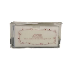 set, shiseido, starter, cotton, makeup remover pads, 40 pcs, *sample