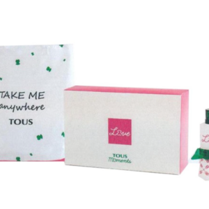 take me anywhere set tous: love moments, eau de toilette, for women, 90 ml + love moments, textile bag, collapisable, for women
