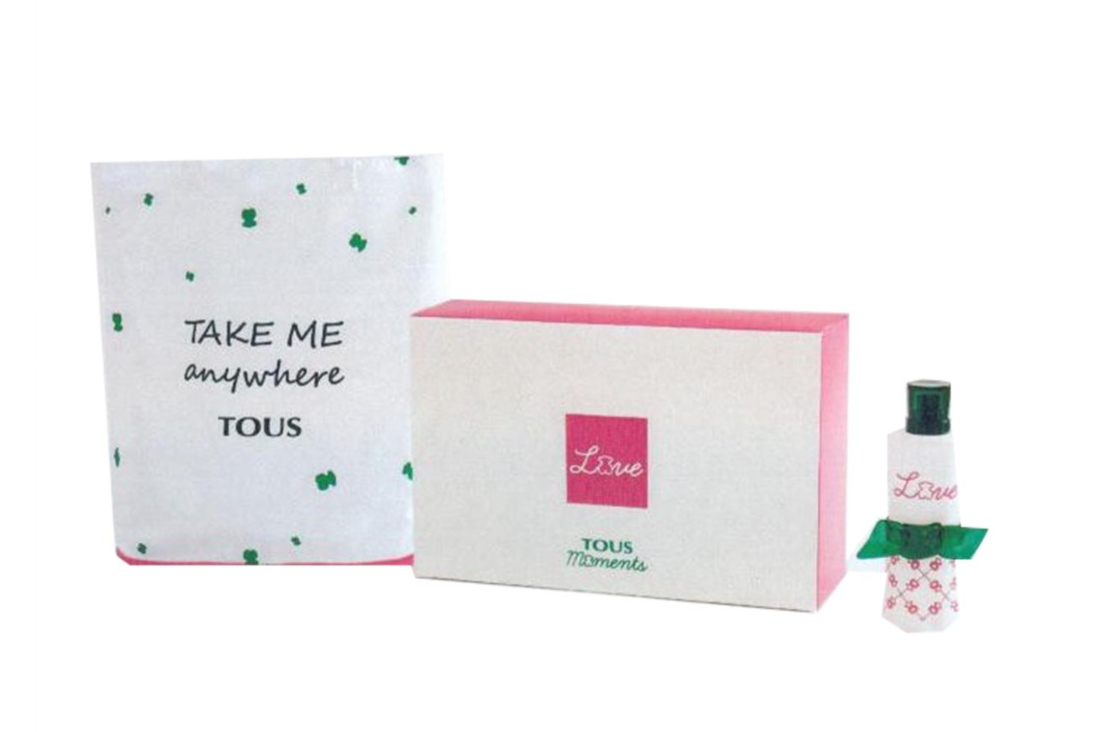 take me anywhere set tous: love moments, eau de toilette, for women, 90 ml + love moments, textile bag, collapisable, for women take me anywhere set tous: love moments, eau de toilette, for women, 90 ml + love moments, textile bag, collapisable, for women
