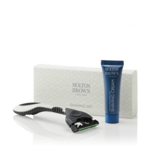 shaving kit luxury collection set molton brown: molton brown, shaving razor, 1 blade + molton brown, shaving cream