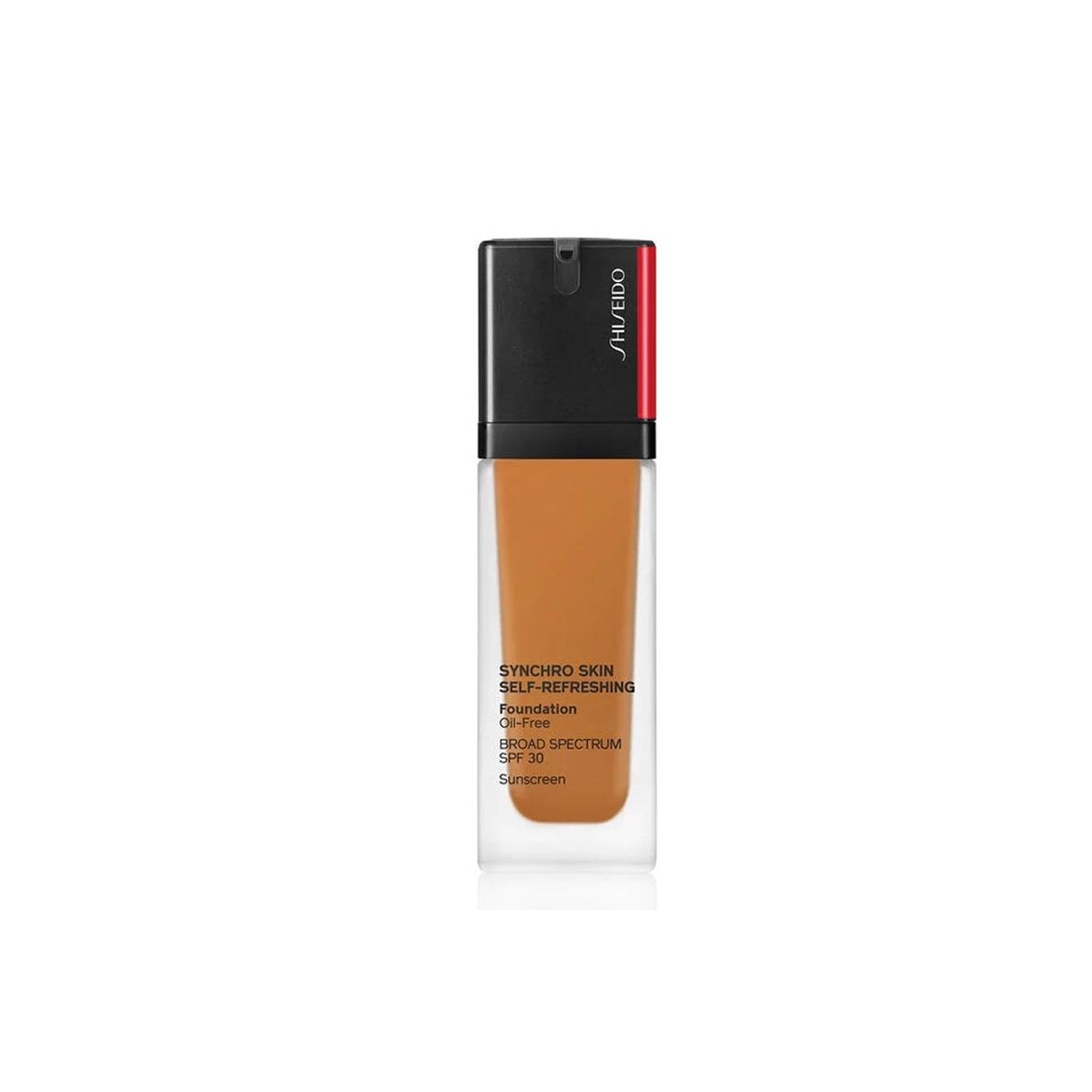 shiseido, synchro skin self refreshing, oil free, liquid foundation, 430, cedar, spf 30, 30 ml shiseido, synchro skin self refreshing, oil free, liquid foundation, 430, cedar, spf 30, 30 ml