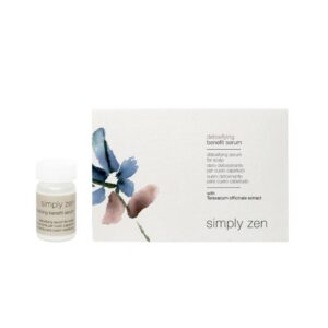 set, simply zen, detoxifying, leave in scalp treatment serum, for detoxing, 12 pcs, 5 ml