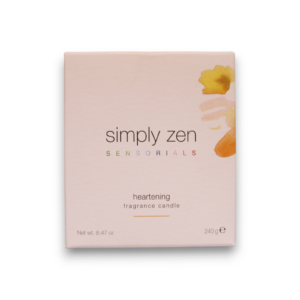 simply zen, heartening, scented candle, 240 g