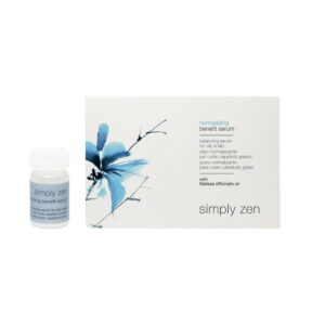 set, simply zen, normalizing, leave in scalp treatment serum, for rebalancing, 12 pcs, 5 ml
