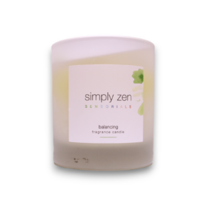 simply zen, sensorials balancing, bergamot, scented candle, 240 g