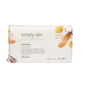 simply zen, sensorials heartening, cleansing, soap bar, 200 g