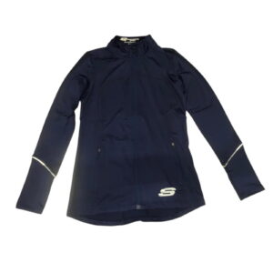 skechers, leia mari, sports women synthetic jacket, navy, size 10
