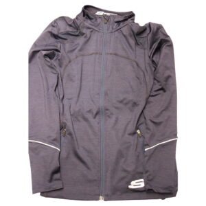 skechers, leia mari, sports women synthetic jacket, navy, size 12