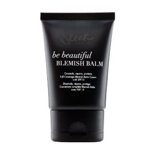sleek makeup, be beautiful, full cover, liquid foundation, dark, spf 15, 50 ml
