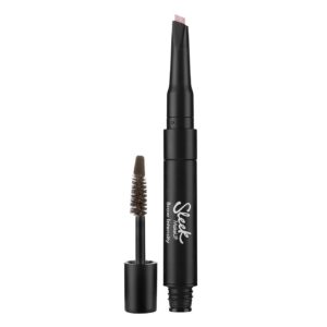 sleek makeup, brow intensity, mascara & highlighter 2 in 1, medium rose, 3 ml