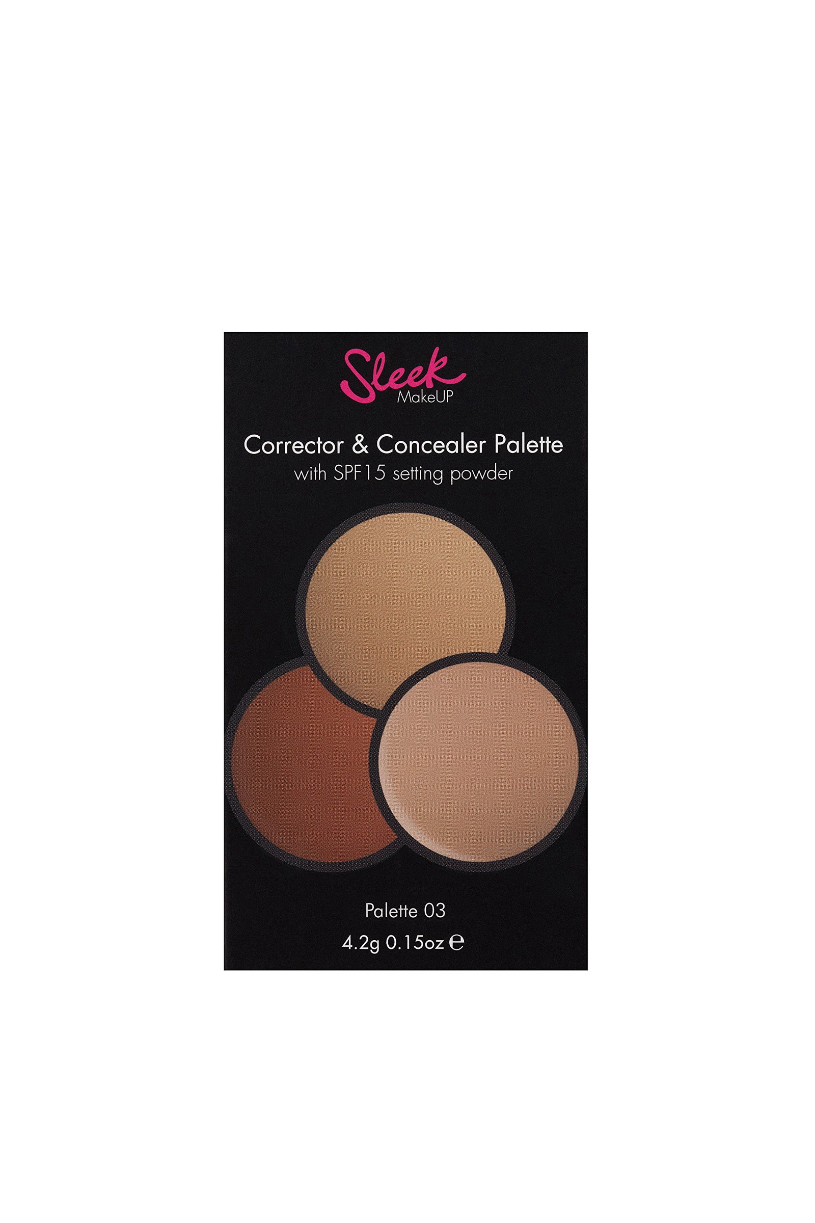 sleek makeup, sleek makeup, powder corrector & concealer 2 in 1, 03, spf 15, 4.2 g sleek makeup, sleek makeup, powder corrector & concealer 2 in 1, 03, spf 15, 4.2 g