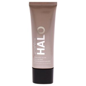 smashbox, halo healthy glow, hydrating, tinted moisturizer, medium tan, spf 25, 40 ml