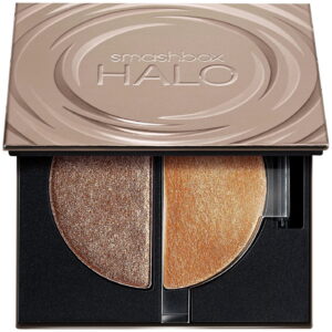 smashbox, halo healthy glow, illuminating, highlighter palette, golden bronze, 5 g