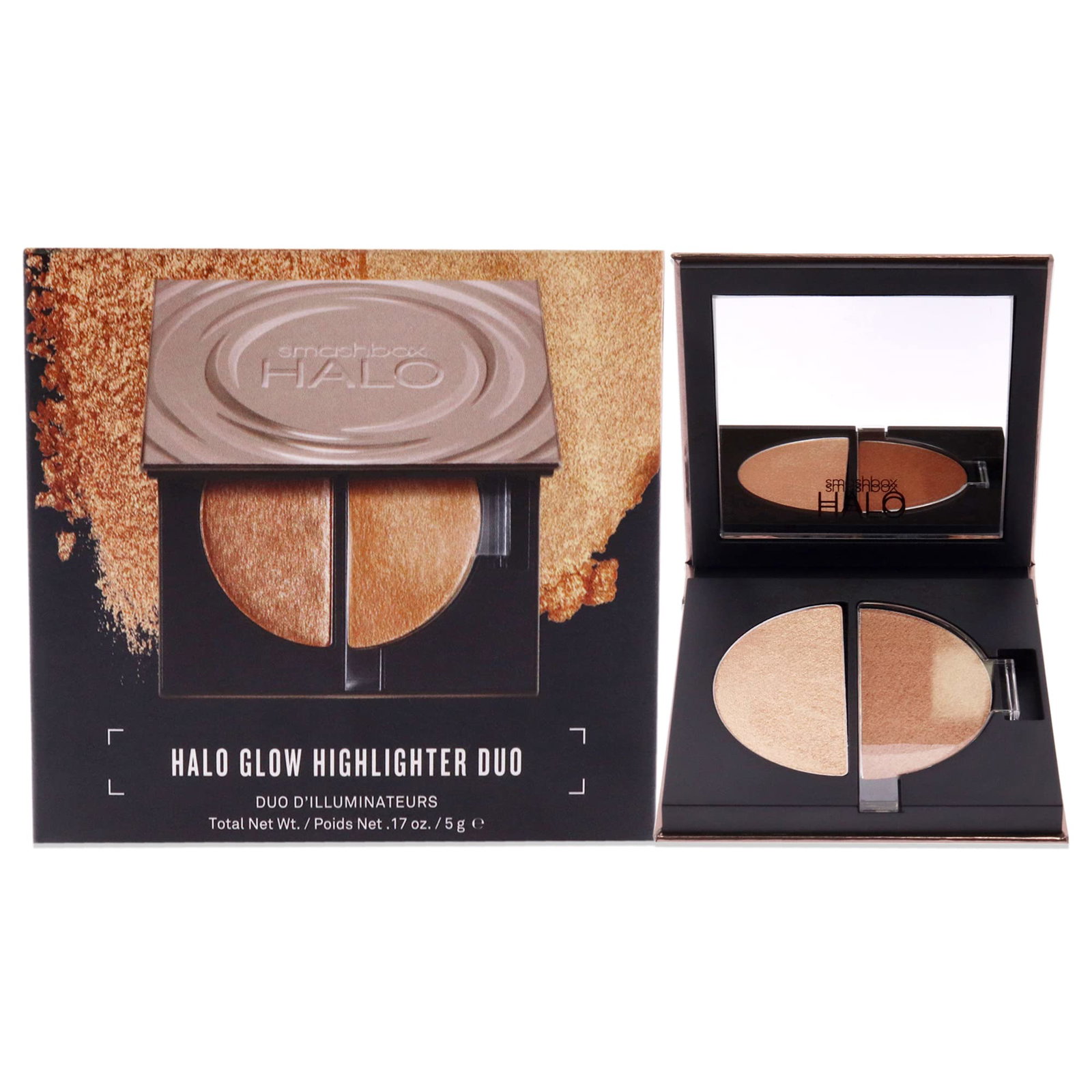 smashbox, halo healthy glow, illuminating, highlighter palette, golden pearl, 5 g smashbox, halo healthy glow, illuminating, highlighter palette, golden pearl, 5 g