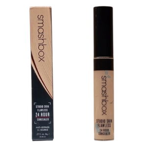 smashbox, studio skin flawless, liquid concealer, light medium warm olive, 8 ml