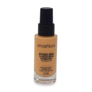 smashbox, studio skin, liquid foundation, medium with warm golden, 30 ml