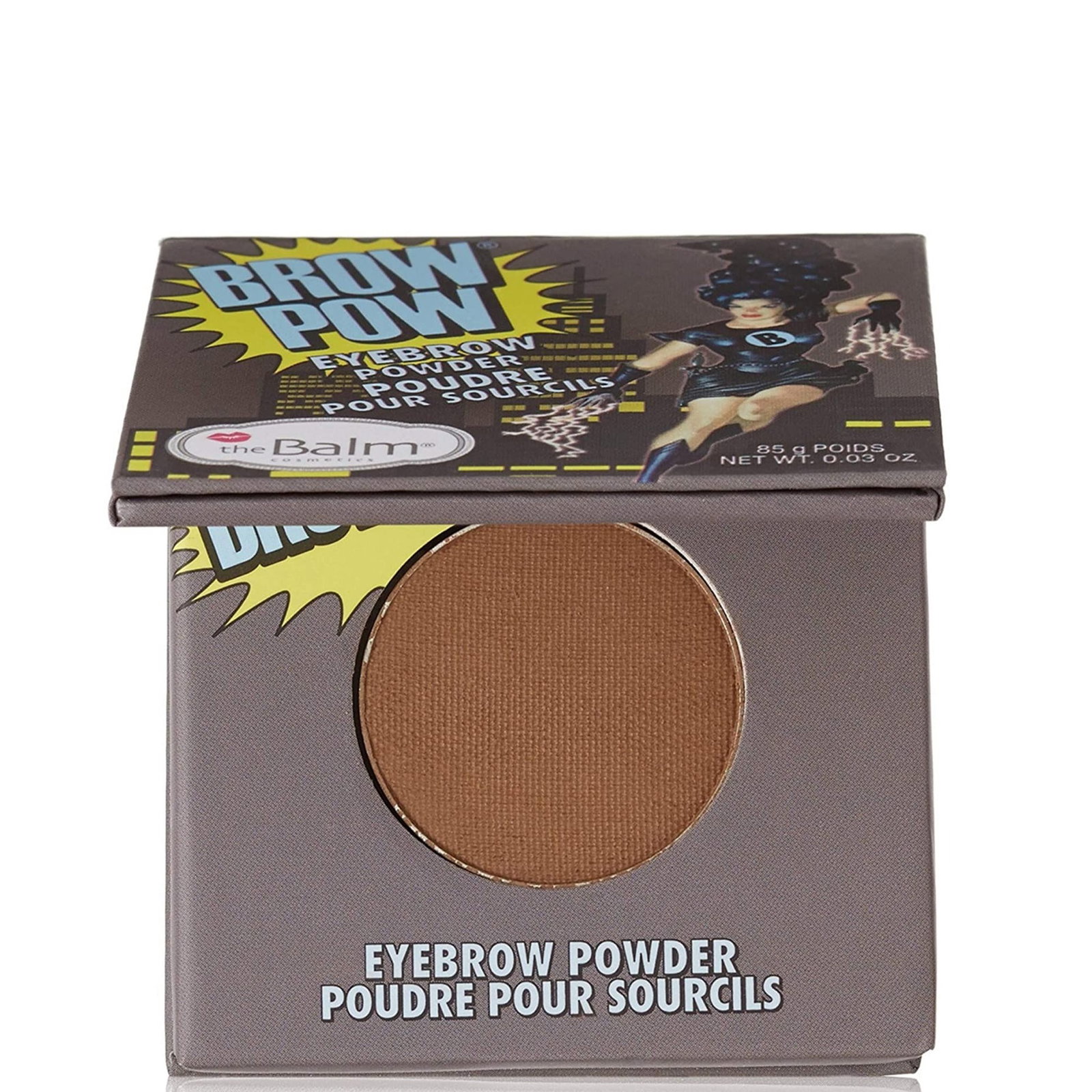 the balm, brow pow, eyebrow powder, light brown, 85 g the balm, brow pow, eyebrow powder, light brown, 85 g