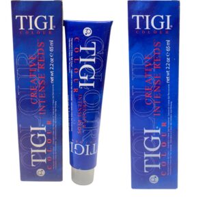 tigi, colour gloss, semi permanent hair dye, 55/66 light brown intensive red, 65 ml