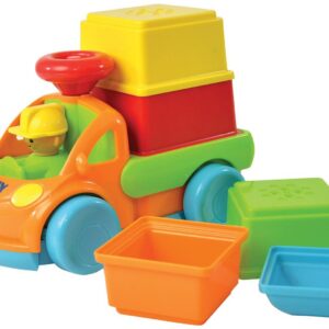 tomy, toomies, cars playset, stacking toy with sounds, for boys