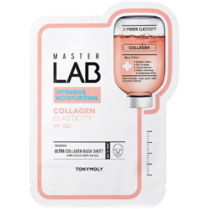 tonymoly, master lab, collagen, firming, sheet mask, for face, 19 g