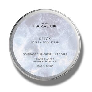 we are paradoxx, detox, celtic salt, exfoliating, body scrub, 200 g