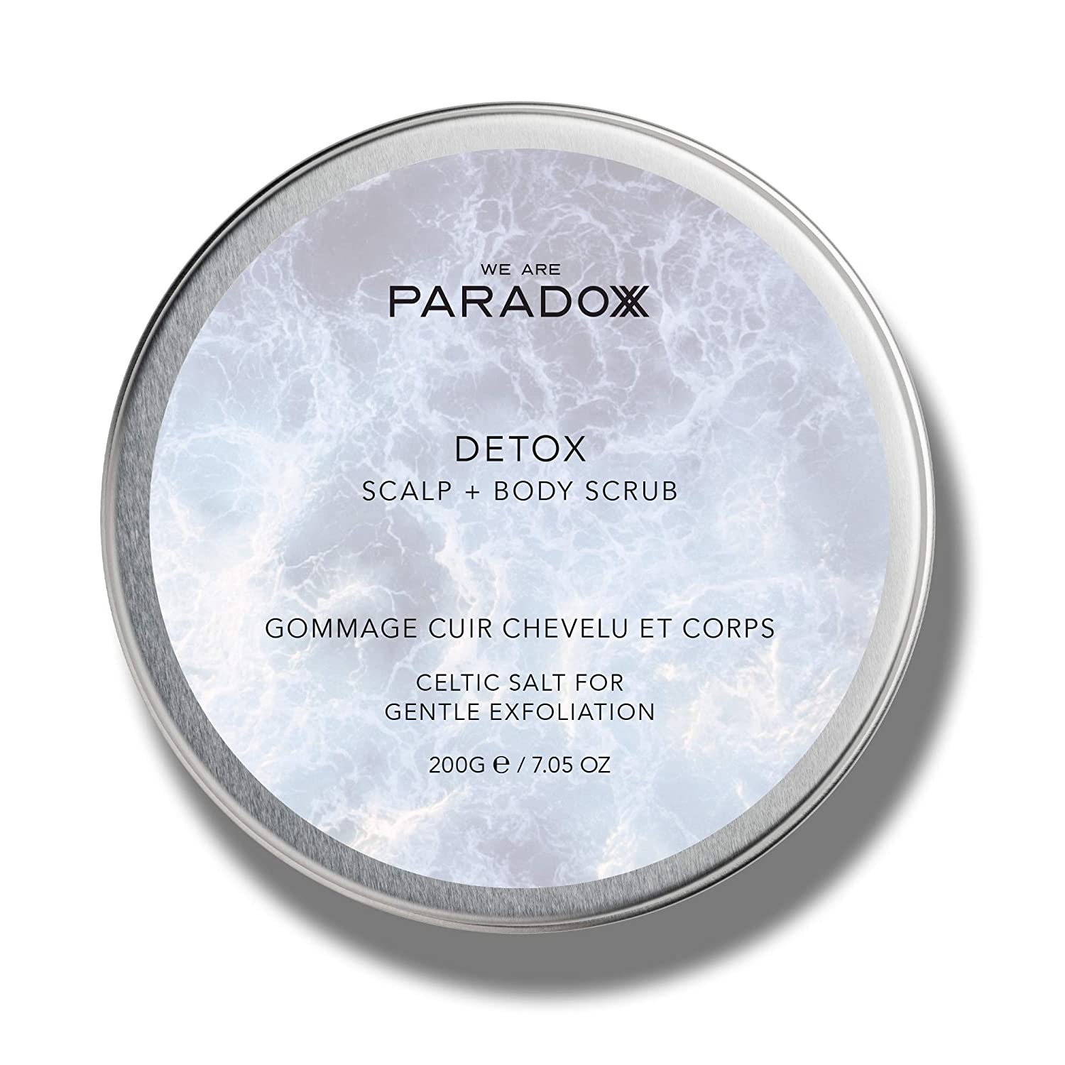 we are paradoxx, detox, celtic salt, exfoliating, body scrub, 200 g we are paradoxx, detox, celtic salt, exfoliating, body scrub, 200 g