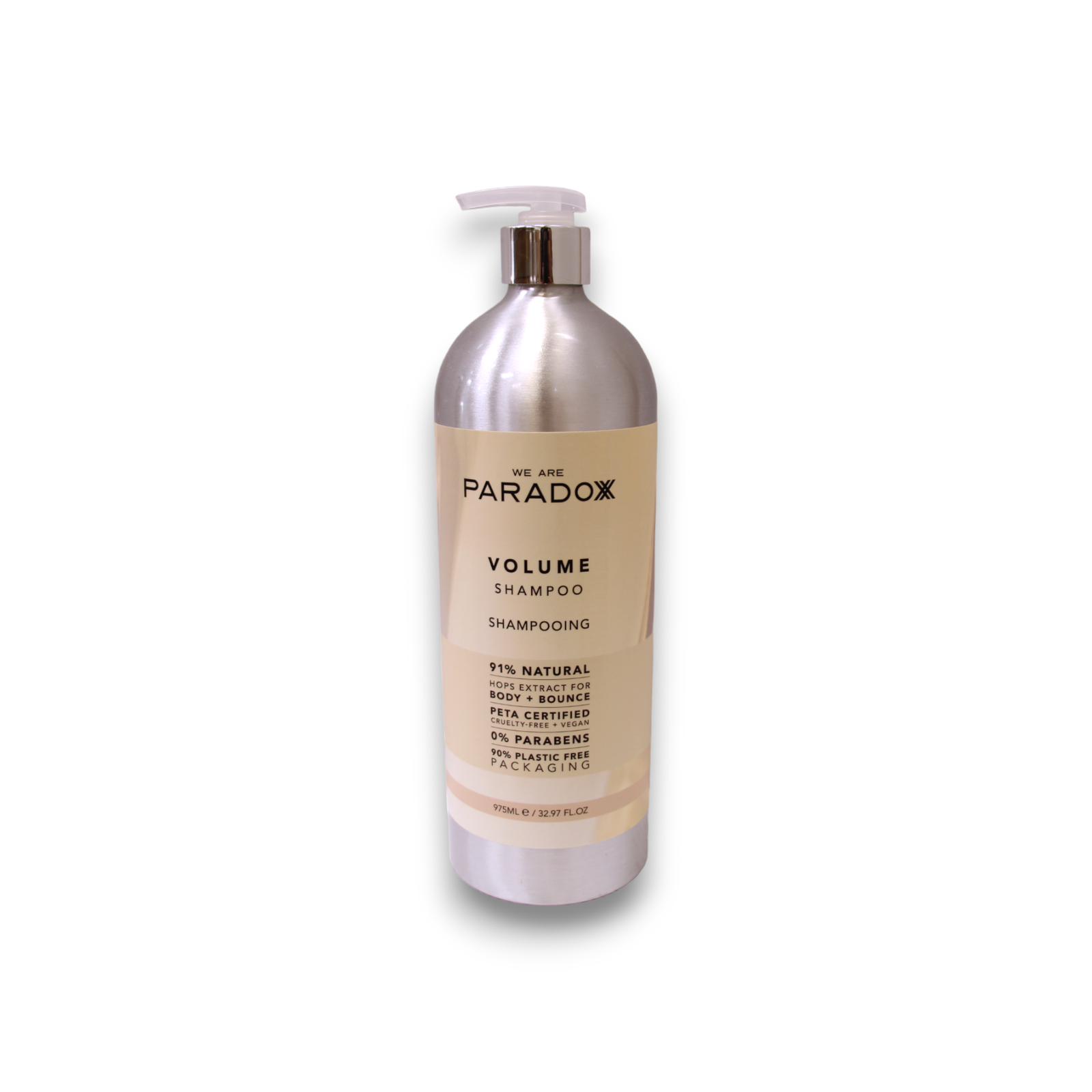 we are paradoxx, volume, hops extract, hair shampoo, smoothens & volume, 975 ml we are paradoxx, volume, hops extract, hair shampoo, smoothens & volume, 975 ml