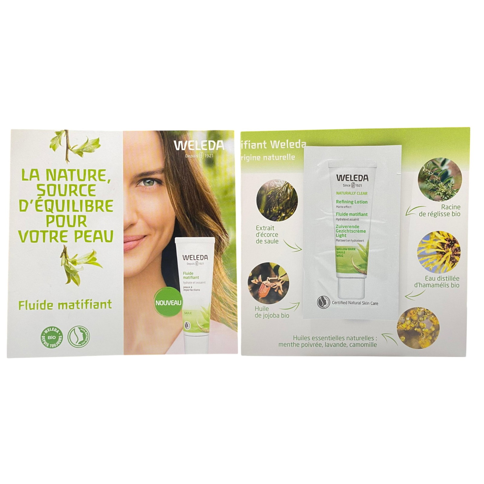 weleda, naturaly clear, refining, lotion, for face, 1.5 ml *sample weleda, naturaly clear, refining, lotion, for face, 1.5 ml *sample
