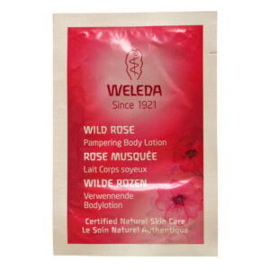 weleda, pampering, rose, relaxing, body lotion, 4 ml *sample