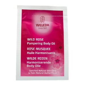 weleda, wild rose, rose petals, hydrating & repairing, body oil, day, 2 ml *sample